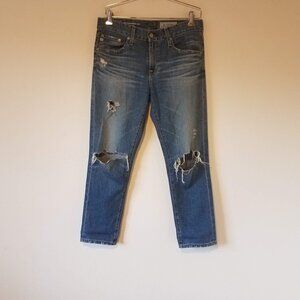 AG Jeans AG-ED Denim Ex-Boyfriend Slouchy Slim 15 Years Nebula Women's 26R